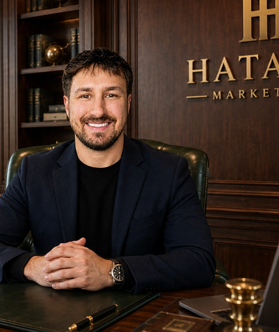 Hatana Marketing founder in the company office highlighting 3+ years of RUO e-commerce execution and digital growth expertise.
